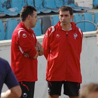 ASIER DIRIGE SU PRIMER ENTRENAMIENTO