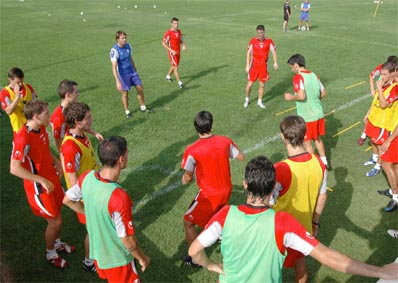 PRIMER ENTRENAMIENTO CON TODA LA PLANTILLA